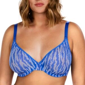 HSIA Zebra Wild Unlined Plus Size Bra